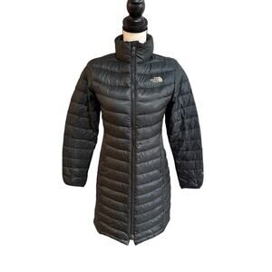 The North Face Women's XS 700 Down Gotham Long Puffer Coat Black Lightweight